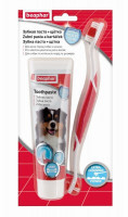 Beaphar (Беафар) Toothpaste - Набор для ухода за ротовой полостью собак и котов (Комплект)