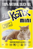 Kotix (Котикс) Mini - Наполнитель силикагелевый для кошачьего туалета (3 л) в E-ZOO