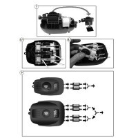 Sera (Сера) Air Plus 275R Pump - Повітряний компресор для прісноводних і морських акваріумів об'ємом до 280 л (275R Plus) в E-ZOO фото №4 Sera (Сера) Air Plus 275R Pump - Повітряний компресор для прісноводних і морських акваріумів об'ємом до 280 л (275R Plus) в E-ZOO