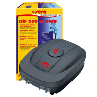 Sera (Сера) Air Plus 550R Pump - Воздушный компрессор для пресноводных и морских аквариумов объемом до 550 л (550R Plus)