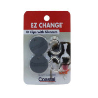 Coastal (Костал) EZ Change ID Clip - Клипса с заглушкой для адресников на ошейник для собак (1,6х2,2 см)