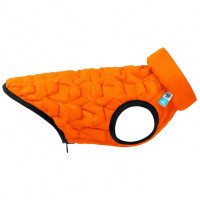 Collar (Коллар) AiryVest UNI - Двусторонняя эластичная курточка для собак (оранжевая/черная) (M43 (40-43 см))