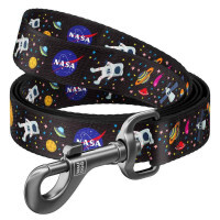 Collar (Коллар) WAUDOG Nylon - Поводок для собак с рисунком "NASA", нейлоновый (2,0х122 см) в E-ZOO