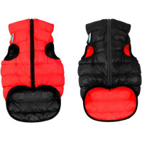 Collar (Коллар) AiryVest - Двусторонняя курточка для собак (красная/черная) (XS25 (22-25 см))
