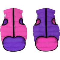 Collar (Коллар) AiryVest - Двусторонняя курточка для собак (розовая/фиолетовая) (XS30 (27-30 см))