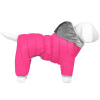 Collar (Коллар) AiryVest ONE - Утепленный комбинезон для собак (розовый) (L50 (47-50 см))