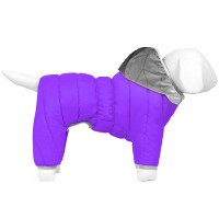 Collar (Коллар) AiryVest ONE - Утепленный комбинезон для собак (фиолетовый) (XS22 (20-22 см))