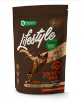 Nature's Protection (Нейчерес Протекшн) Lifestyle Grain Free Salmon with krill Sterilised Adult Cat – Сухой беззерновой корм с лососем для стерилизованных взрослых кошек (7 кг) в E-ZOO