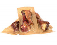 Mediterranean Natural (Медитераниан Натурал) Serrano Half Ham Bones Small&Medium Breeds – Мясная кость (половинка) для маленьких и средних пород собак (350 г (2 шт./уп.))