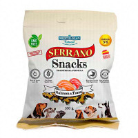 Mediterranean Natural (Медітераніан Натурал) Serrano Snacks Salmon&Tuna – Натуральні ласощі з лососем і тунцем для собак (100 г) в E-ZOO