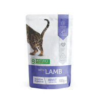 Nature's Protection (Нейчерес Протекшн) Sensitive Digestion Lamb - Влажный корм с ягненком для взрослых котов с чувствительным пищеварением (кусочки в соусе) (100 г) в E-ZOO