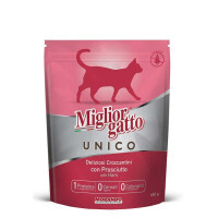 Morando (Морандо) Migliorgatto Unico Ham - Сухой корм с ветчиной для взрослых кошек (400 г) в E-ZOO