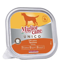 Morando (Морандо) Migliorcane Unico Turkey - Консервований корм з індичкою для собак середніх порід (паштет) (300 г) в E-ZOO