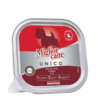 Morando (Морандо) Migliorcane Unico Veal - Консервированный корм с телятиной для собак мелких пород (паштет) (150 г) в E-ZOO