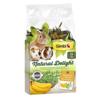Gimpet (ДжимПет) Gimbi Natural Delight - Травяной микс для грызунов, овес и банан (100 г) в E-ZOO