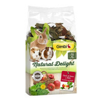 Gimpet (ДжимПет) GimBi Natural Delight – Травяной микс для грызунов, одуванчик и яблоки (100 г) в E-ZOO
