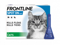 Frontline Spot On Cat (Фронтлайн Спот-Он) by Merial - Противопаразитарные капли для котов от блох, вшей и клещей (1 пипетка) (0,5 мл)