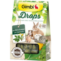 Gimpet (ДжимПет) GimBi Drops – Лакомство для грызунов, дропсы с травами (50 г)