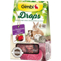 Gimpet (ДжимПет) GimBi Drops – Лакомство для грызунов, дропсы со свеклой (50 г)