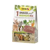 Gimpet (ДжимПет) GimBi Mignon Mix – Лакомство для грызунов, микс травы и овощи (50 г)