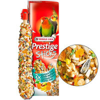Versele-Laga (Верселе-Лага) Prestige Sticks Big Parrots Exotic Fruit – Лакомства "Экзотические фрукты" для попугаев средних размеров (2х70 г) в E-ZOO