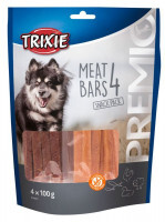 Trixie (Трикси) Premio 4 Meat Bars – Лакомство с курицей, уткой, бараниной, лососем для собак (палочки) (4х100 г) в E-ZOO