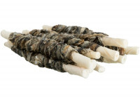 Trixie (Трикси) Denta Fun Fish Chewing Rolls – Жевательные палочки с рыбой для чистки зубов для собак (75 г / 12 см (10 шт.))