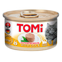TOMi (Томи) Superpremium Duck – Консервы с уткой для котов (мусс) (85 г) в E-ZOO