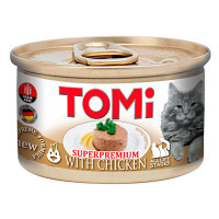 TOMi (Томи) Superpremium Chicken – Консервы с курицей для котов (мусс) (85 г) в E-ZOO