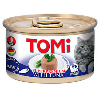 TOMi (Томи) Superpremium Tuna – Консервы с тунцом для котов (мусс) (85 г)