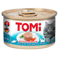 TOMi (Томі) Superpremium Salmon – Консерви з лососем для котів (мус) (85 г) в E-ZOO