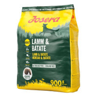 Josera (Йозера) Lamm&Batate – Сухой беззерновой корм с ягнёнком и бататом для собак (900 г)