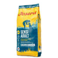Josera (Йозера) SensiAdult – Сухой легкоусваиваемый корм c лососем и домашней птицей для активных собак (15 кг)
