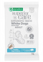 Nature's Protection (Нейчерес Протекшн) Superior Care White Dogs Healthy Hips & Joints– Беззерновое лакомство с белой рыбой для собак с белой шерстью (110 г)