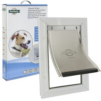 PetSafe (ПетСейф) Staywell Aluminium Large - Дверца для собак крупных пород с аллюминиевой рамой (32,9х50,2 см)