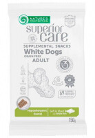 Nature's Protection (Нейчерес Протекшн) Superior Care White Dogs Hypoallergenic & Dental Care – Беззерновое лакомство с белой рыбой для собак с белым окрасом шерсти (150 г)
