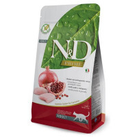 Farmina (Фарміна) N&D Prime GF Cat Chicken & Pomegranate Adult – Беззерновий сухий корм з куркою та гранатом для дорослих котів (1,5 кг) в E-ZOO