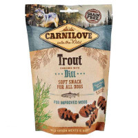 Carnilove (Карнілав) Dog Crunchy Snack Trout with Dill - Ласощі з фореллю і кропом для поліпшення настрою дорослих собак всіх порід (200 г) в E-ZOO