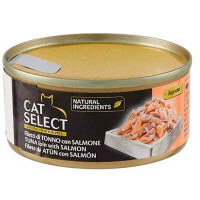 Cat Select (Кет Селект) Tuna with Salmon – Вологий корм з тунцем і лососем для котів (філе кусочками) (70 г) в E-ZOO