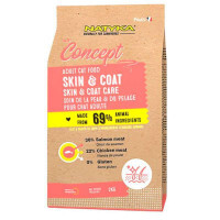 Natyka (Натика) Concept Skin&Coat – Сухой корм с лососем и курицей для ухода за шерстью котов (2 кг)