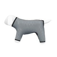 Collar (Коллар) WAUDOG Clothes - Дождевик для собак светоотражающий (серый) (M47 (44-47 см)) в E-ZOO