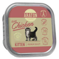 Araton (Аратон) Kitten with Chicken - Влажный корм с курицей для котят (85 г) в E-ZOO