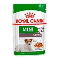 Royal Canin (Роял Канін) Mini Ageing 12+ – Вологий корм з м'ясом для дорослих собак малих порід старших 12 років (шматочки у соусі) (12х85 г (box)) в E-ZOO