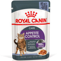 Royal Canin (Роял Канин) Appetite Control Care – Влажный корм с мясом для взрослых стерилизованных кошек склонных к выпрашиванию корма (кусочки в желе) (85 г)