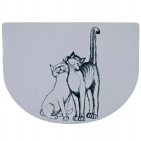 Trixie (Трикси) Pussy Cats – Коврик пластиковый под миски для котов (40х30 см)