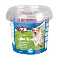 Trixie (Трикси) Trainer Snack Mini Hearts - Лакомство для собак со вкусом курицы, баранины и лосося в форме сердечек (200 г)