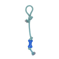 Misoko&Co (Місоко і Ко) Іграшка Довга мотузка з вузлами та кісточкою для собак (48 см) в E-ZOO