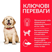 Hill's Science Plan Puppy Large with Chicken - Сухий корм з куркою для цуценят собак великих порід (2,5 кг) в E-ZOO