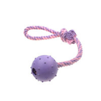 Misoko&Co (Мисоко и Ко) Игрушка Мяч с шипами на веревке для собак (37x5 см) в E-ZOO