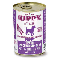 Kippy (Киппи) Puppy Fruit Turkey&Apples - Влажный корм с индейкой и яблоками для щенков всех пород (паштет) (400 г)
